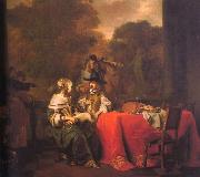 Gerbrand van den Eeckhout Party on a Terrace Sweden oil painting reproduction